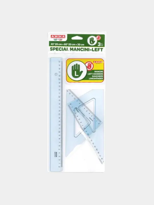 Set disegno righello e squadre
