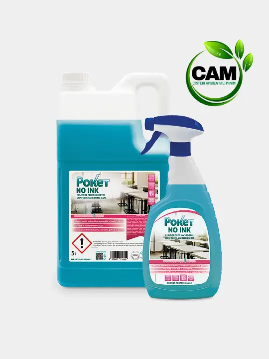 Poket No Ink ml. 750 elimina inchiostro, macchie di pennarello, ecc.